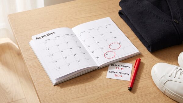 zalando cyber monday termine Kalender mit markiertem Cyber Monday Zalando Termin am 30. November 2026