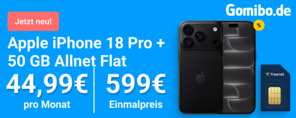 Apple iPhone 18 Pro freenet 750x300 Apple iPhone 18 Pro freenet 750x300