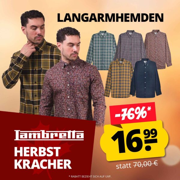 HB Lambretta Herbst Kracher Lamgarmhemden MOB DEU HB Lambretta Herbst Kracher Lamgarmhemden MOB DEU