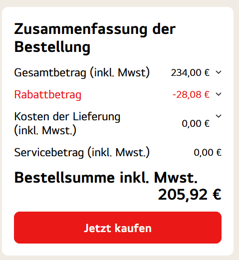 Rabatt 8 Rabatt 8