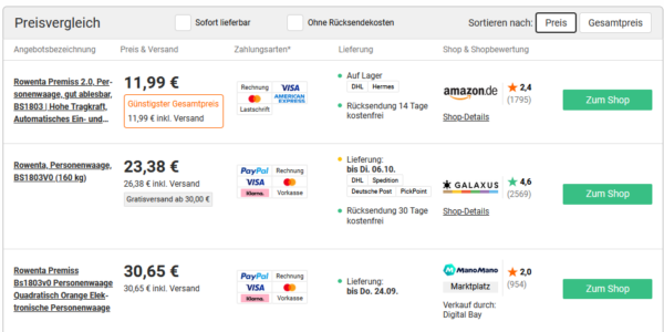 Vergleich 1 Vergleich 1