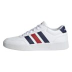 adidas Herren BREAKNET 3.0 Schuhe Cloud White Dark Blue Better Scarlet