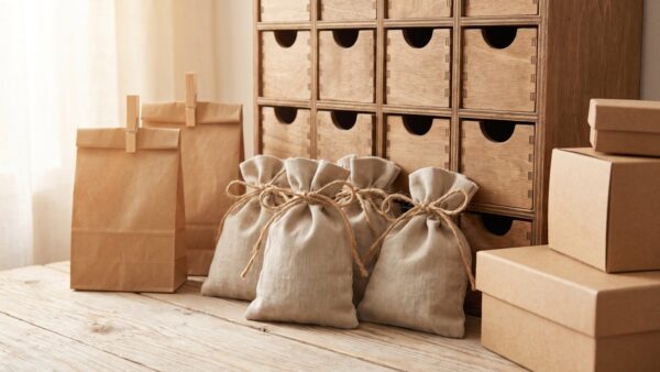 adventskalender fuellen behaelter Verschiedene Behaelter fuer einen Adventskalender: Stoffsaeckchen, Papiertueten und Holzschubladen