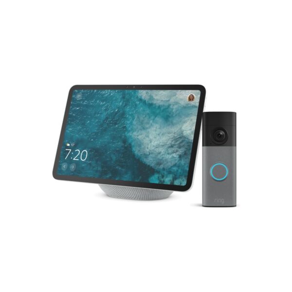 amazon echo show 11 ring akku videotuerklingel bundle Amazon Echo Show 11 (neueste Gen.), Weiß + Ring Akku-Videotürklingel (neueste Gen.)