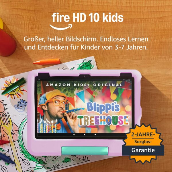Amazon Fire HD 10 Kids-Tablet (2023), 10 Zoll, 32 GB, mit Kindersicherung