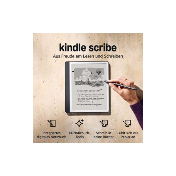 amazon kindle scribe 64gb Amazon Kindle Scribe 64 GB in Anthrazit mit Premium-Eingabestift