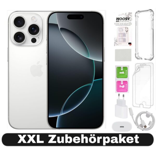 Apple iPhone 16 Pro Max 256 GB refurbished (Hervorragend) mit XXL-Zubehörpaket