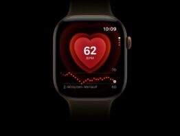Apple Watch Series 12 zeigt die Pulsmessung auf dem Display