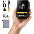 AstroAI Fahrradpumpe Elektrische Luftpumpe 150PSI Kabellose Akku Luftpumpe Schwarz