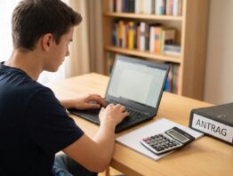 BAföG Rechner Berechnung des Anspruchs am Laptop