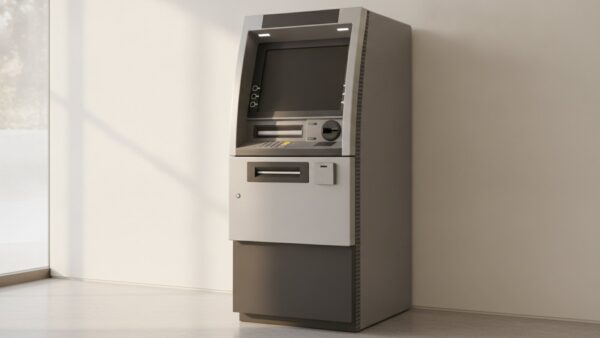 bargeld einzahlen bild 4 Geldautomat mit Einzahlfunktion in einem hellen Vorraum – Gebühren für die Bareinzahlung