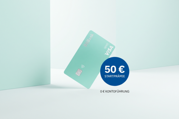 BBBank BetterSmart Girokonto mit Visa Debitkarte und 50 Euro Startprämie