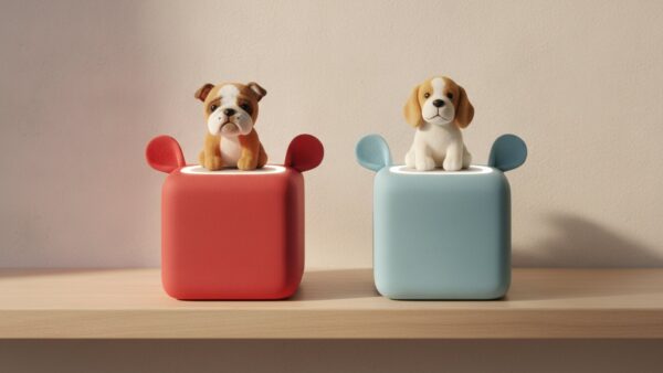 bluey tonies bild 4 Zwei Tonieboxen verschiedener Generationen mit Hörfiguren â der Bluey Tonie lĂ€uft auf beiden