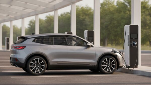 bmw ix3 leasing schnellladen Elektro-SUV lädt an einer Schnellladesäule – Ladekosten beim BMW iX3