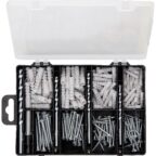 Bosch 173 tlg. Befestigungs Set mit Dübeln, Schrauben und Steinbohrern