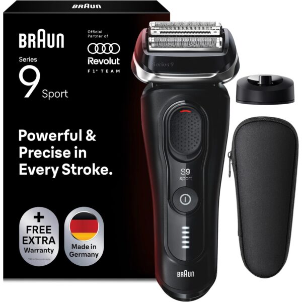 braun series 9 sport 9110si Braun Series 9 Sport 9110si Elektrorasierer mit Ladestation und Reiseetui