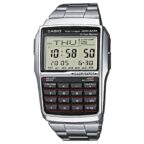 CASIO VINTAGE Chronograph DBC-32D-1AES, Digitaluhr mit Taschenrechner und Edelstahlarmband