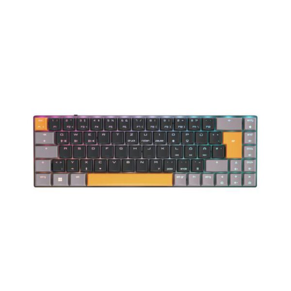 CHERRY MX-LP 2.1 Compact Wireless mechanische Gaming-Tastatur Schwarz/Grau/Orange