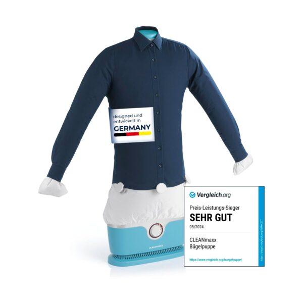 CLEANmaxx automatischer Hemdenbügler PRO 14974 mit Bügelpuppe