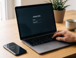 Disney Plus Login im Browser und in der App: Anmeldemaske auf Laptop und Smartphone