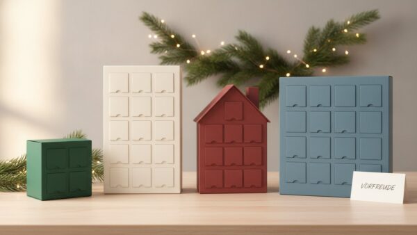 dr oetker adventskalender alternativen Verschiedene Adventskalender nebeneinander als Alternative zum Backkalender
