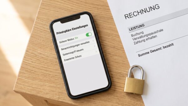 Drittanbietersperre im Kundenportal aktivieren: Smartphone mit Einstellungsschalter