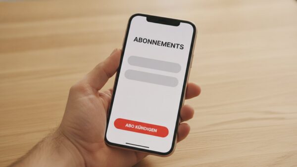 duolingo super kosten bild 4b Smartphone mit Abo-Einstellungen und Knopf zum KĂĽndigen