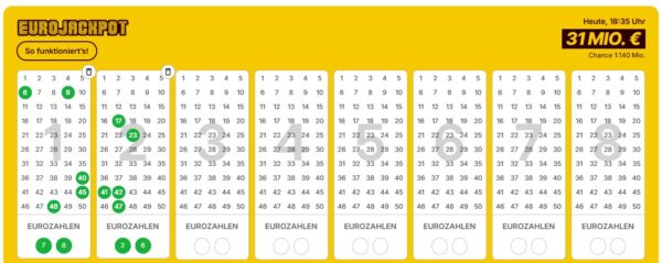 eurojackpot 31