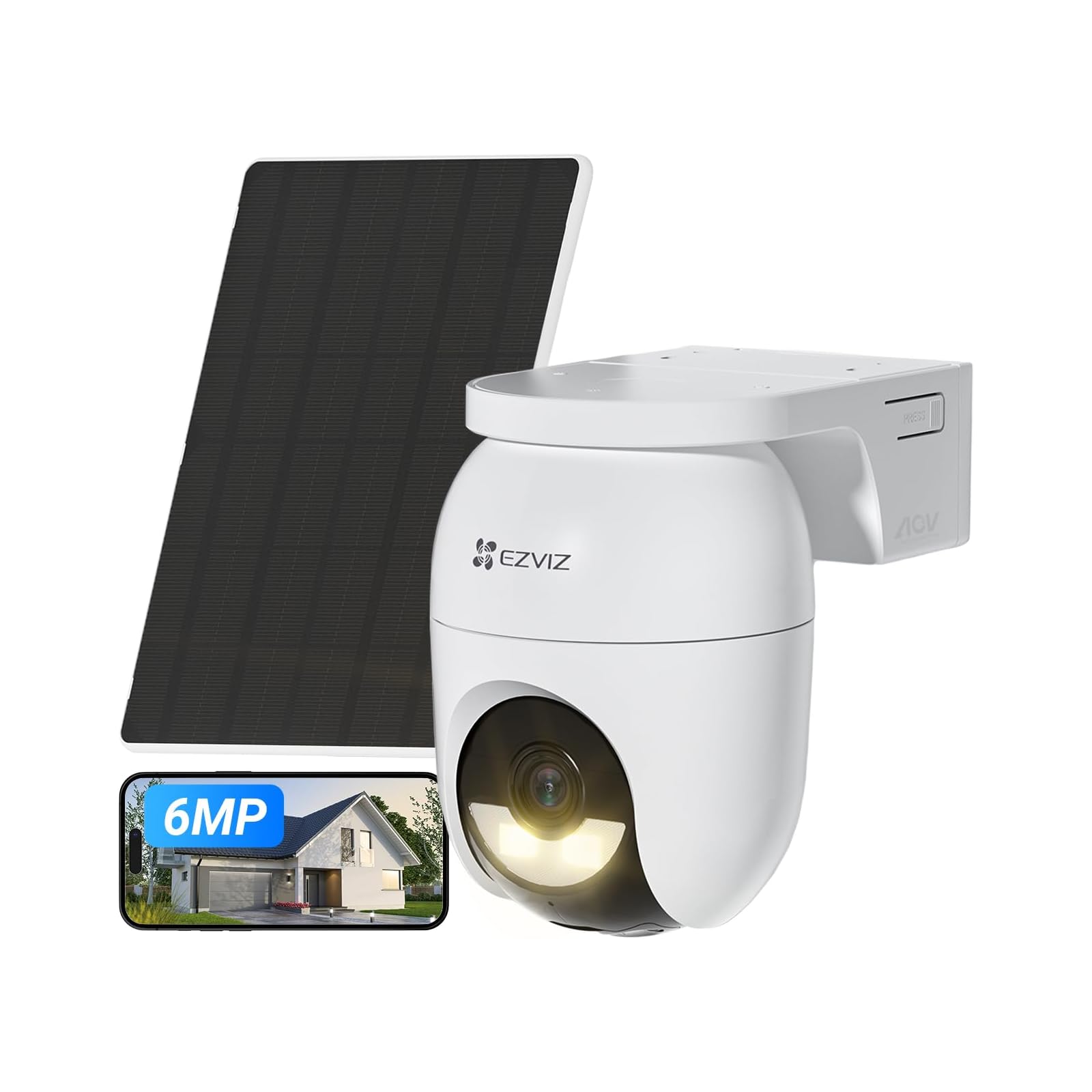 EZVIZ CB8 Lite Akku-Überwachungskamera mit Solarpanel für 89,99€