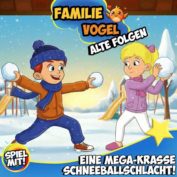 familie vogel schneeballschlacht hoerspiel gratis Eine mega-krasse Schneeballschlacht: Familie Vogel (Hörspiel)