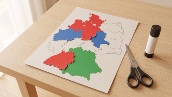 feiertage 2027 bild 2 Deutschlandkarte mit farblich markierten Bundeslaendern zur Feiertagsregelung