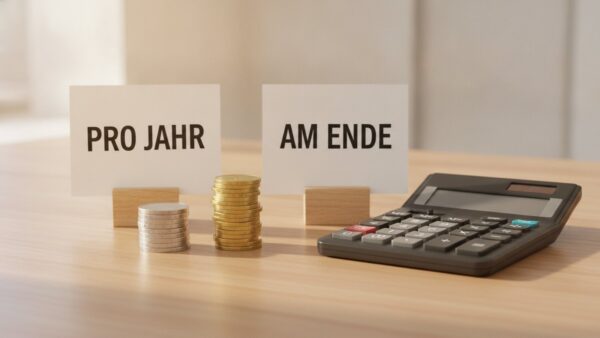 festgeld vergleich zinseszins Zinseszins beim Festgeld: jährliche Gutschrift gegen endfällige Auszahlung