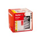 fischer Spreizduebel SX Plus 10 x 50, Schachtel mit 50 Nylonduebeln