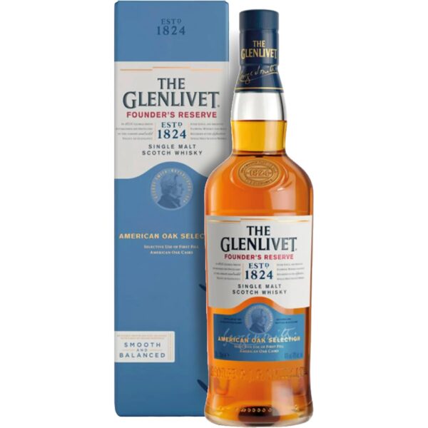 glenlivet founders reserve single malt whisky 07l Glenlivet Founder's Reserve Single Malt Scotch Whisky 0,7 Liter