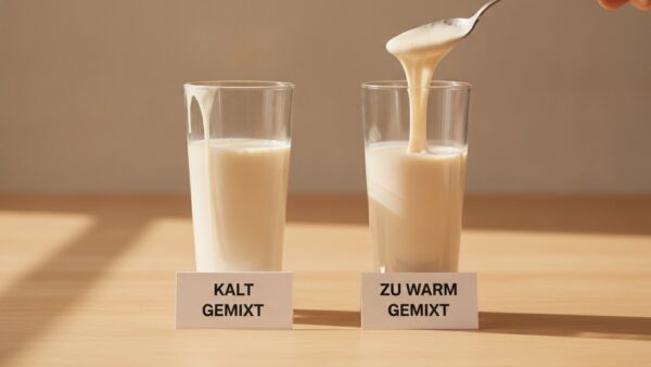 hafermilch selber machen schleim Vergleich: kalt gemixte Hafermilch bleibt dĂŒnnflĂŒssig, zu warm gemixte wird schleimig