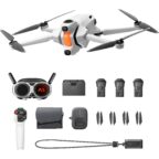 Antigravity A1 Explorer-Bundle 8K-360-Grad-Kameradrohne mit FPV-Brille, Grip-Controller und 3 Akkus
