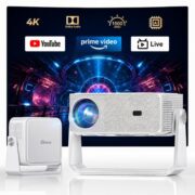 iSinbox Beamer mit Netflix, 150 Zoll und Dolby Audio für 197,98€ statt 299,99€
