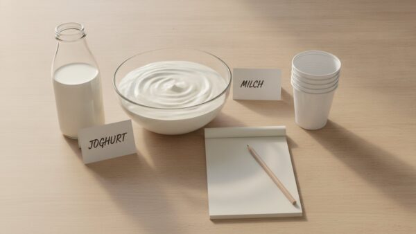 joghurt selber machen kosten Kosten je Becher beim Joghurt selber machen: Milch, Naturjoghurt und leere Plastikbecher
