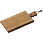 KESPER Schneidebrett mit Griff aus Akazienholz 29 x 14 x 1,5 cm