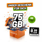 klarmobil Geburtstag: 75 GB Allnet-Flat im Vodafone-Netz