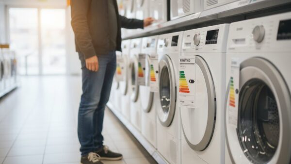 Energielabel am Wärmepumpentrockner im Markt vergleichen und Kaufberatung