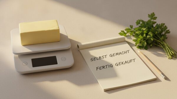 Kostenvergleich: Kräuterbutter selber machen gegen fertige Ware aus dem Kühlregal