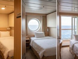 Kabinenarten auf dem Kreuzfahrtschiff: Innenkabine, Außenkabine und Balkonkabine im Vergleich