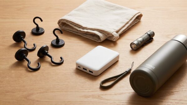 kreuzfahrt packliste bild 3 Praktisches Kreuzfahrt-Zubehör: Magnethaken, Wäschesack und USB-Netzteil