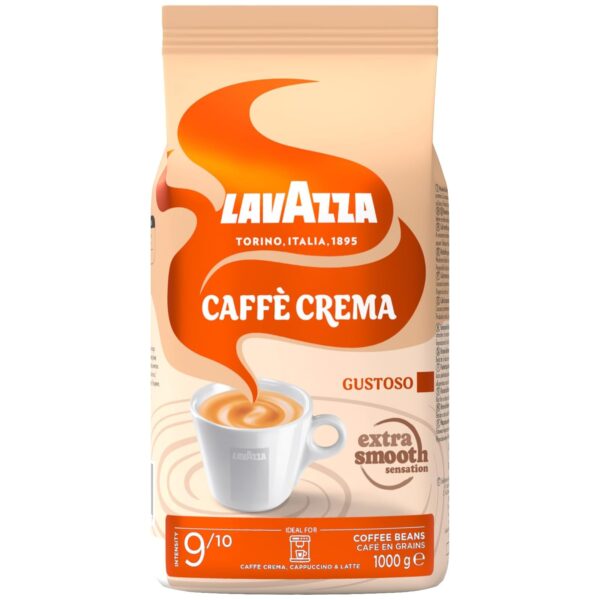 lavazza caffe crema gustoso 1kg Lavazza Caffè Crema Gustoso Kaffeebohnen 1 kg Packung