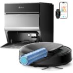 Lefant M5 Pro Saugroboter mit Wischfunktion, 23.000Pa Saugkraft Perlsilber