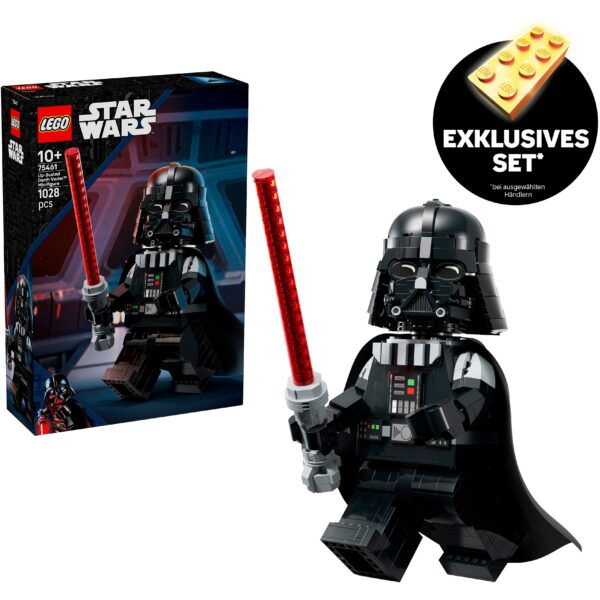 lego 75461 grosse darth vader minifigur LEGO Star Wars 75461 Große Darth-Vader-Minifigur, 28 cm, 1.028 Teile