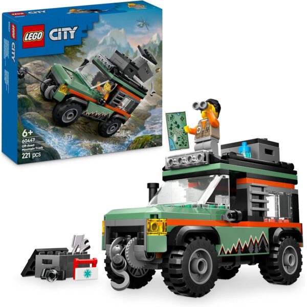 lego city offroad gelaendewagen 60447 LEGO City Offroad Geländewagen 60447 Bauspielzeug Set