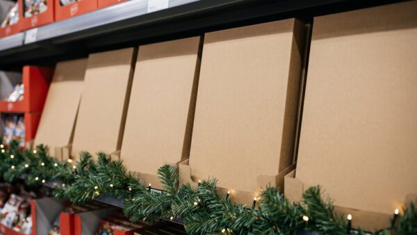 lidl adventskalender bild 1 Adventskalender im Supermarktregal in der Vorweihnachtszeit
