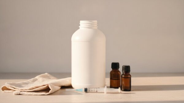liquid mischen hundert ml Mischflasche mit Skala und Nikotinshot für die 100-ml-Rechnung